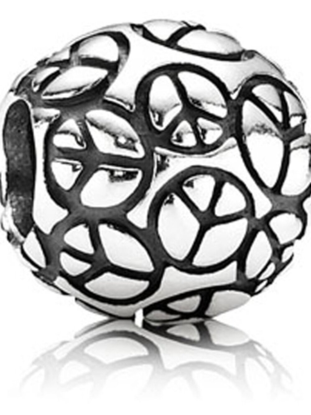 PANDORA World Peace Charm Authentic Sterling Silver Classic Compassion